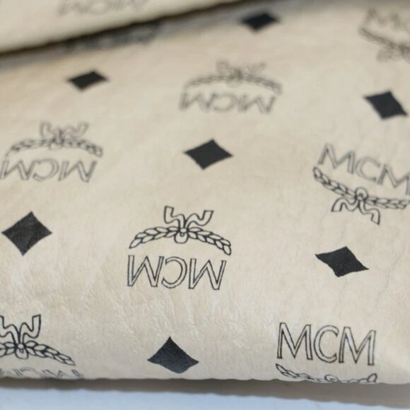 MCM Visetos Envelope Clutch - Beige - Picture 11 of 12